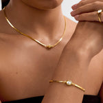 Harlequin Bracelet | Gold Coated