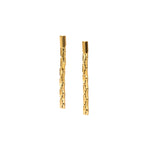 Harlequin Drop Stud Earrings | Gold Coated