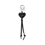 Heart Bag Charm Keyring | Lucky | Black