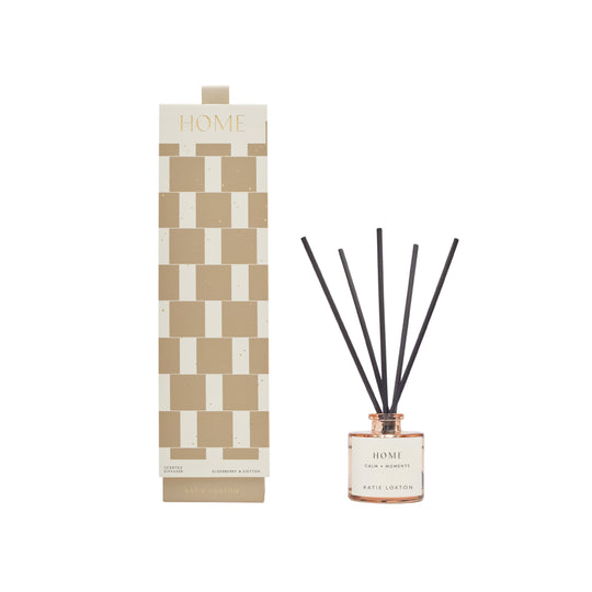 'Home' Sentiment Reed Diffuser | White Elderberry & Cotton