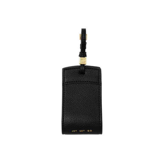 'Jet. Set. Go.' Luggage Tag | Black