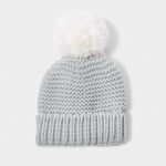 Knitted Baby Hat | Cool Grey