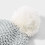Knitted Baby Hat | Cool Grey