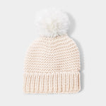 Knitted Baby Hat | Eggshell