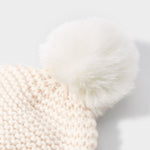 Knitted Baby Hat | Eggshell