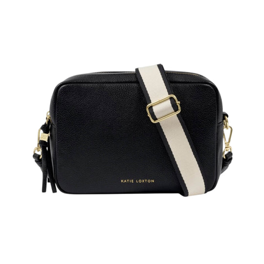 Lottie Crossbody Bag | Black | Large