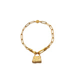 Luxe Lock Bracelet | Gold Coated