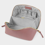 Soho Makeup & Wash Bag | Deep Rose | Large