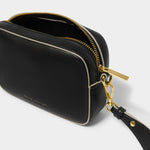 Marni Crossbody Bag | Black & Light Sand | Mini