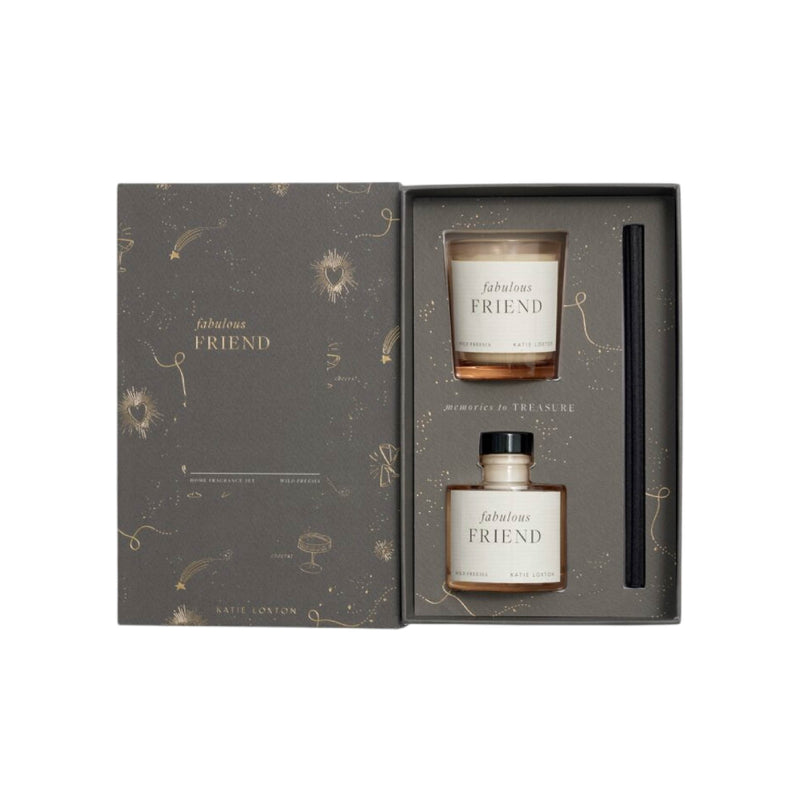 Mini Votive & Mini Reed Diffuser Gift Set | Fabulous Friend | Fresh Fig & Wild Freesia