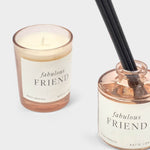 Mini Votive & Mini Reed Diffuser Gift Set | Fabulous Friend | Fresh Fig & Wild Freesia