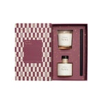 Mini Votive & Mini Reed Diffuser Gift Set | Joyeux Noel | Frosted Pine & Cedarwood