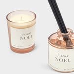 Mini Votive & Mini Reed Diffuser Gift Set | Joyeux Noel | Frosted Pine & Cedarwood