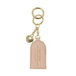 'Mum' Keepsake Charm Keyring | Nude Pink