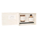 'Mum' Mini Votive & Reed Diffuser Gift Set | Gold Wave | English Pear & White Tea