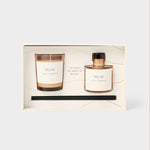 'Mum' Mini Votive & Reed Diffuser Gift Set | Gold Wave | English Pear & White Tea