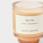 'Mum' Sentiment Candle | Fresh Linen & White Lily