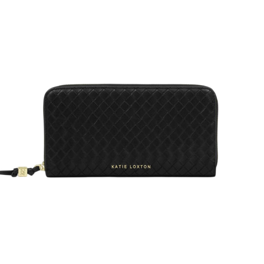 Nova Hand Woven Purse | Black | Large