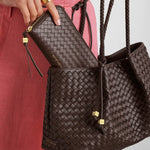 Nova Hand Woven Purse | Chocolate | Large