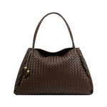 Nova Hand Woven Shoulder Bag | Chocolate | Large