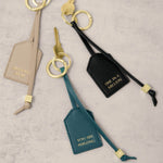'One In A Million' Sentiment Tag Keyring | Black