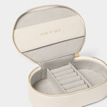 Oval Jewellery Box | Off White