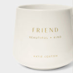 Porcelain 'Friend' Mug