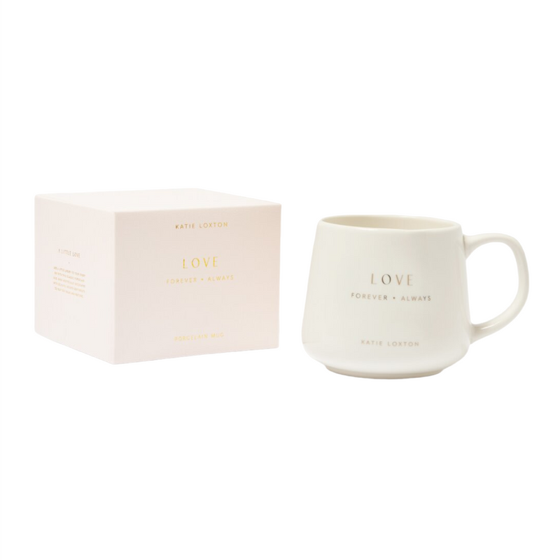 Porcelain 'Love' Mug