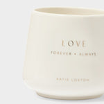 Porcelain 'Love' Mug