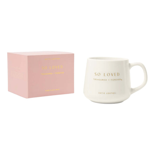 Porcelain 'So Loved' Mug