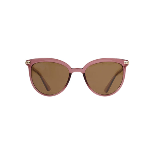 Ravello Round Sunglasses | Cherry Transparent