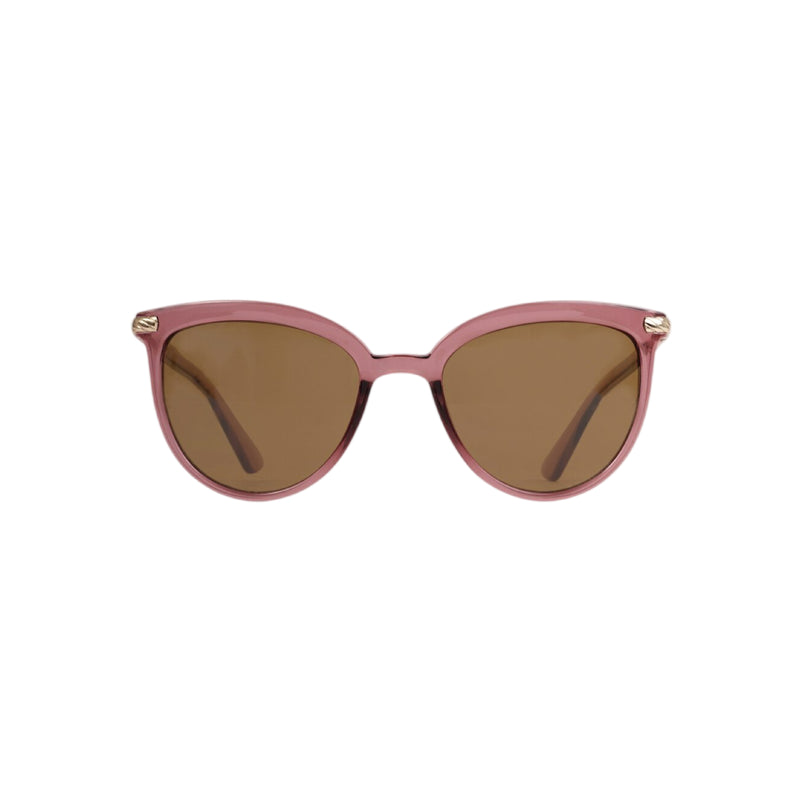 Ravello Round Sunglasses | Cherry Transparent