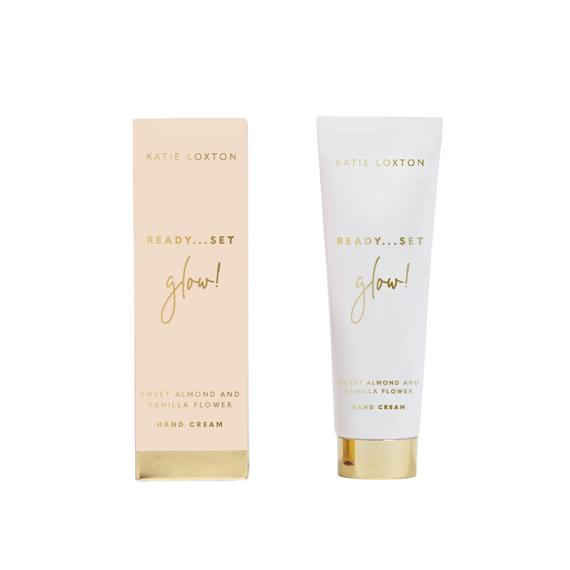 'Ready Set Glow ' Hand Cream | Sweet Almond & Vanilla Flower | 75ml