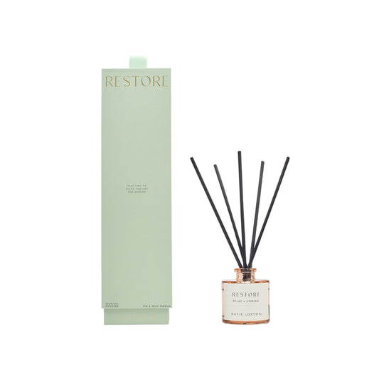 'Restore' Sentiment Reed Diffuser | Fresh Fig & Wild Freesia