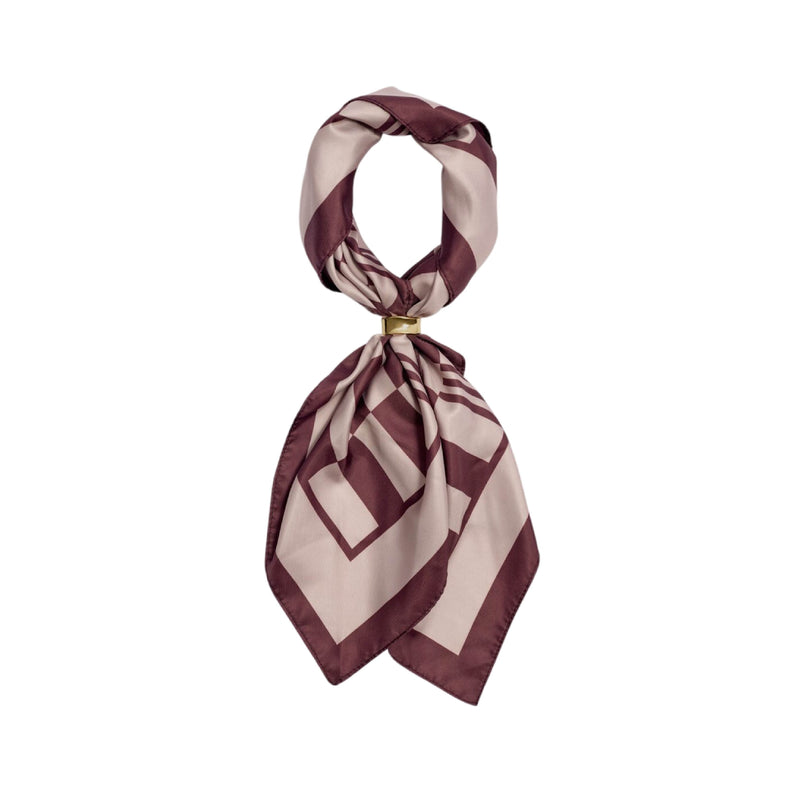 Satin Check Multiway Scarf | Pink