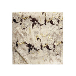 Snake Print Foil Scarf | Sand