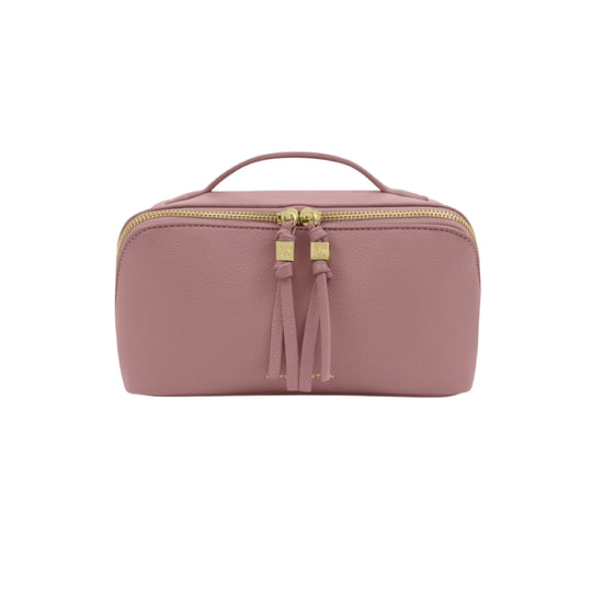 Soho Makeup & Wash Bag | Deep Rose | Medium