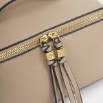 Soho Makeup & Wash Bag | Light Taupe | Large