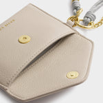 Suedette Purse with Cord | Oyster