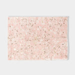 Terrazzo Foil Print Scarf | Pink & Gold