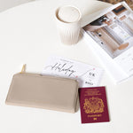 ‘And So The Adventure Begins’ Travel Organiser | Light Taupe