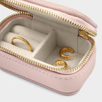 Vegan Leather Jewellery Box | Light Pink | Mini
