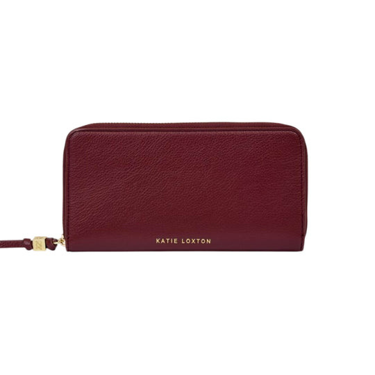 Vegan Leather Purse | Cherry | Large