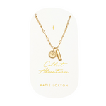 Waterproof 'Collect Adventures' Charm Necklace | Gold Plated