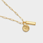 Waterproof 'Collect Adventures' Charm Necklace | Gold Plated