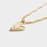 Waterproof 'Friendship' Heart Necklace | Gold Plated