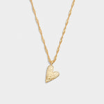 Waterproof 'Friendship' Heart Necklace | Gold Plated