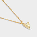 Waterproof 'Friendship' Heart Necklace | Gold Plated