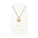 Waterproof 'Love' Heart Necklace | Gold Plated