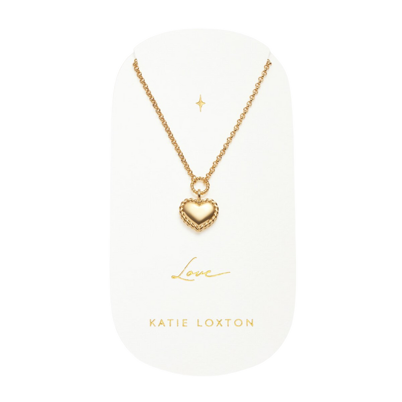 Waterproof 'Love' Heart Necklace | Gold Plated